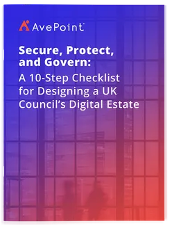 P Secure Protect and Govern Checklist UK Cover
