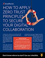 Apply zero trust principles to secure digital collaboration