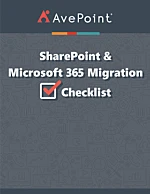 Sharepoint m365 migration checklist