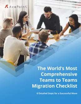 Teams to teams migration checklist web