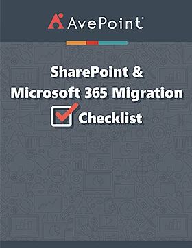 Sharepoint m365 migration checklist