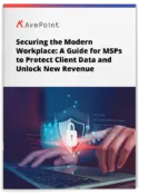 E Book LP mockup Securing the Modern Workplace A Guide for MS Ps