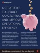 How to reduce saas management spend checklist