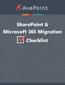 Sharepoint m365 migration checklist