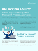 Unlocking agility ernhancing saas management through it process automation