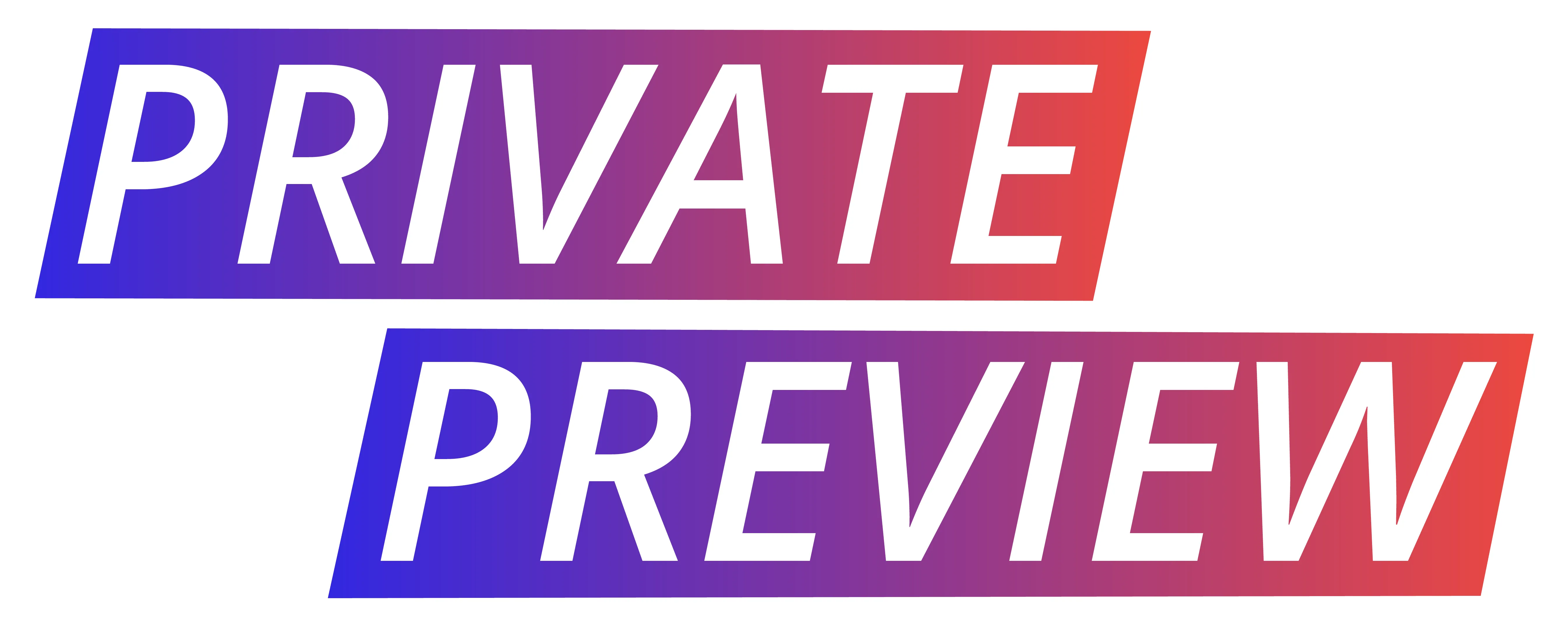 Private Preview Logo