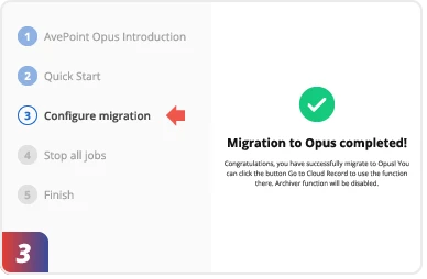 Migrate steps 3