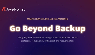 Event image for Go Beyond Backup