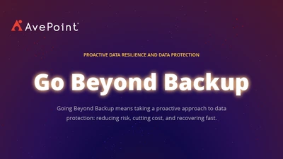 Event image for Go Beyond Backup