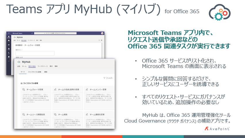 Microsoft Teams 用アプリ MyHub のご紹介