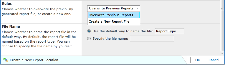 DocAve Report Center Overwrite Previous Reports.png