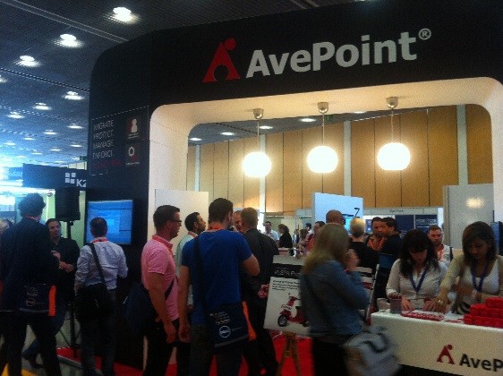 AvePoint's booth at European SharePoint Conference 2014.
