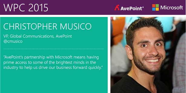 "AvePoint's partnership with Microsoft means having prime access to some of the brightest minds in the industry to help us drive our business forward quickly."