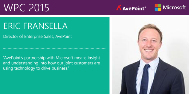 “AvePoint’s partnership with Microsoft means insight and understanding into how our joint customers are using technology to drive business.”
