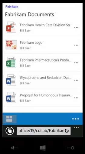 SharePoint 2016 improves the way that pages render on mobile devices.