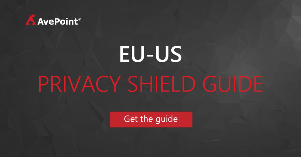 avepoint eu-us privacy shield guide