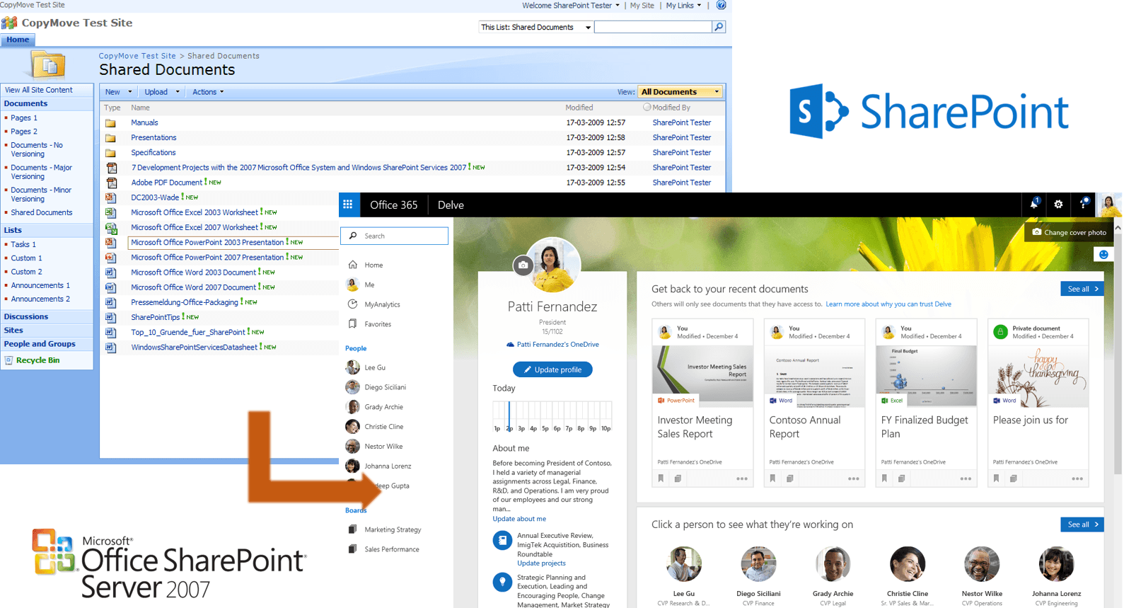 SharePoint 2007 UI changes 