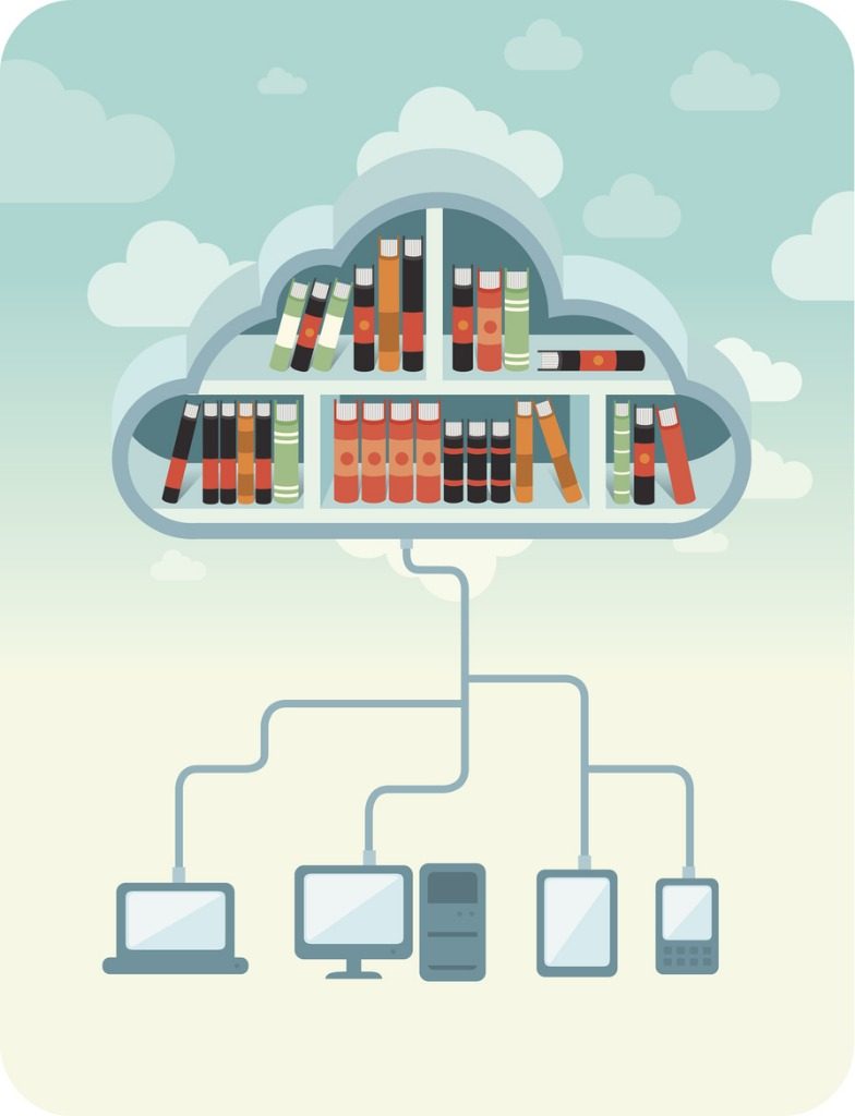 cloud library vector id467302143