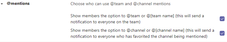 Notifications in Microsoft Teams 4