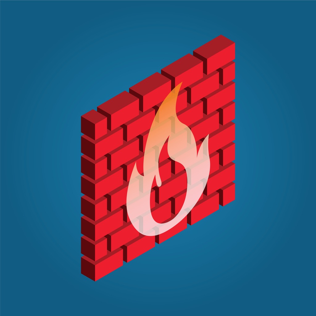firewall icon vector id954544496