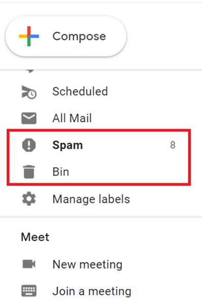 backup contacts to gmail