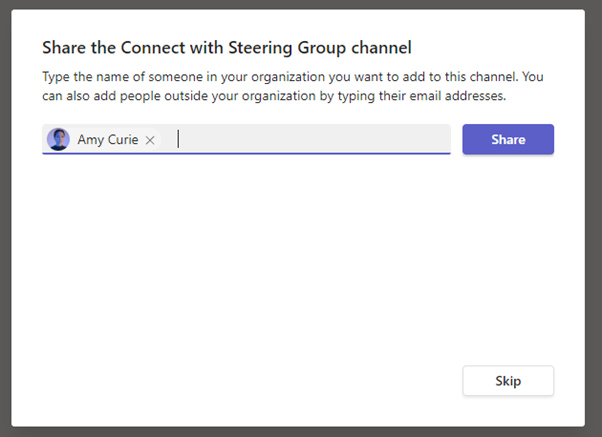 microsoft teams shared channels