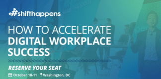 accelerate digital workplace success at #shifthappens conference 2023