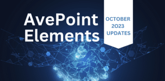 AvePoint Elements Updates October 2023