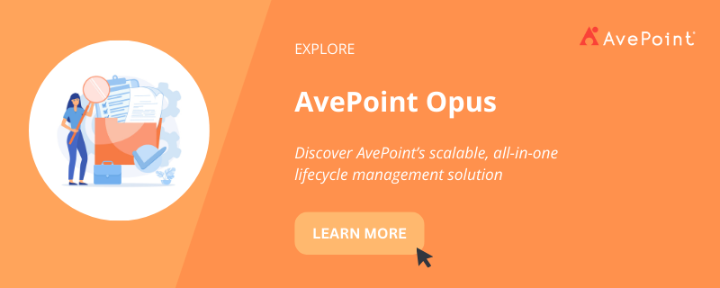 AvePoint Opus