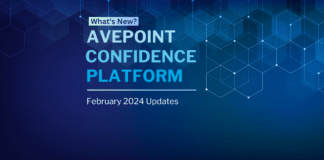 AvePoint Confidence Platform Feb 2024